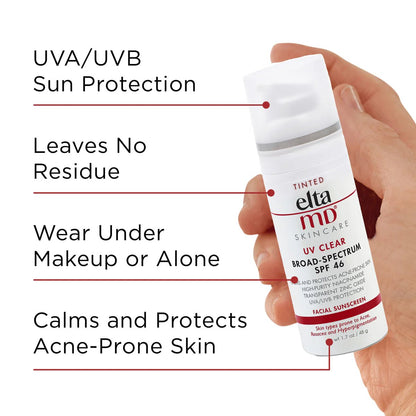 EltaMD UV Clear Tinted Broad-Spectrum SPF 46 - The DLG Store